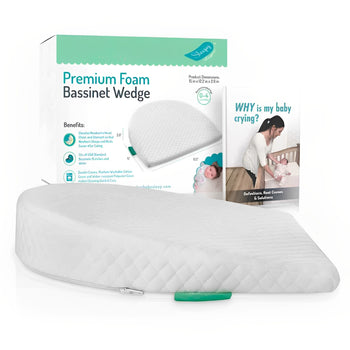 Baby Wedge Pillow Anti Reflux Colic Cushion For Pram Crib Cot Bed Flat Head  Foam